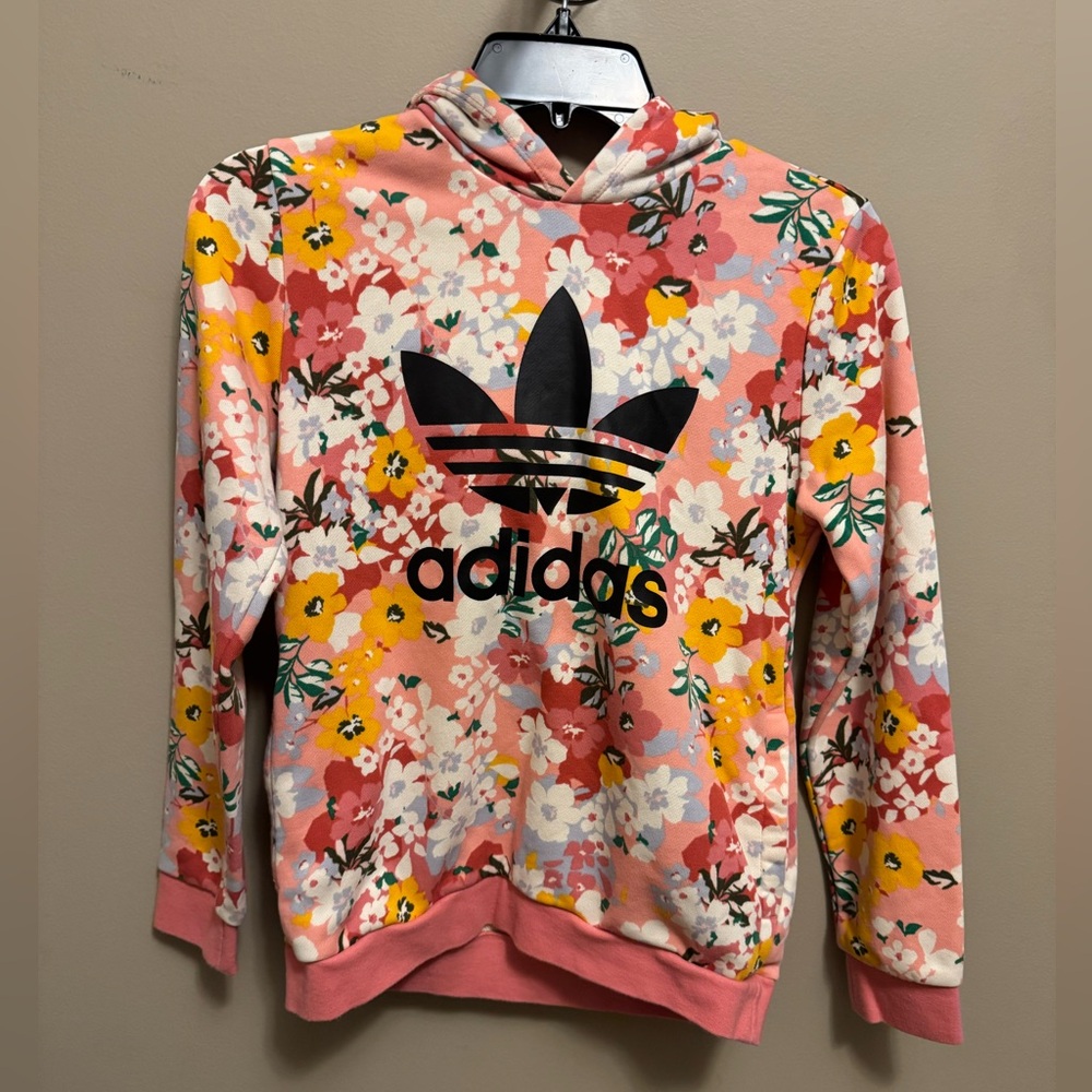 Adidas Multicolor Floral Hoodie